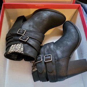 Riley Wraparound Buckle Bootie
